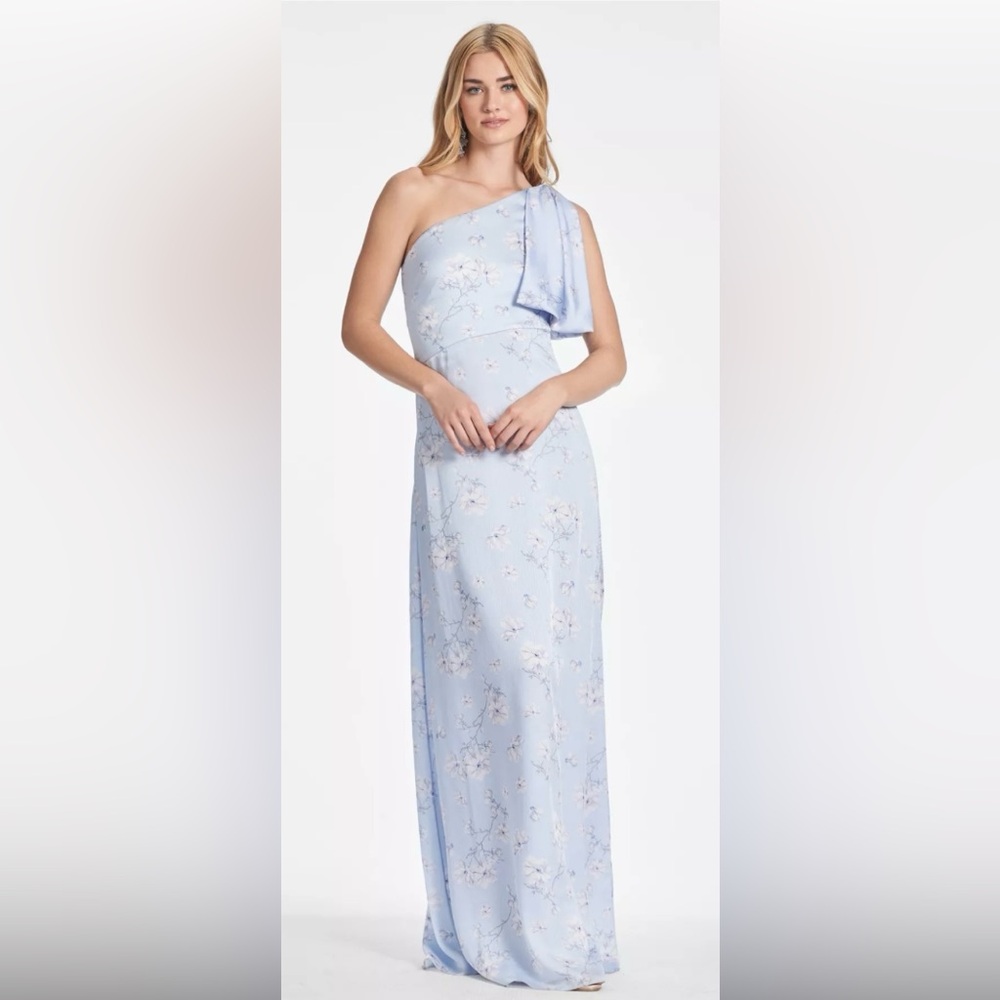 Sachin + Babi Chelsea one shoulder gown in Carolina size 2 NWT
